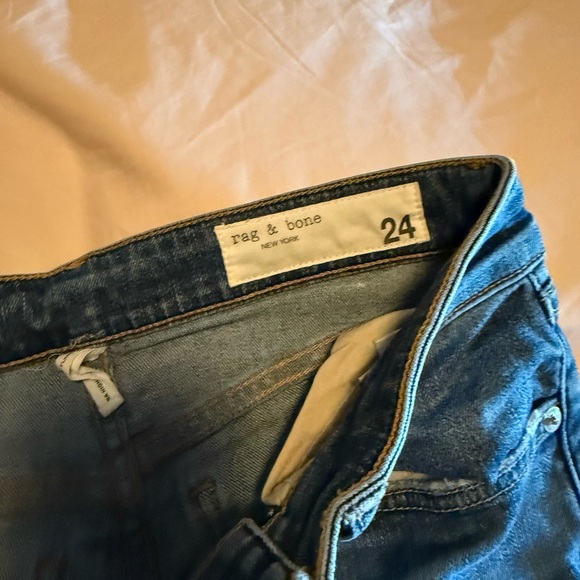 Rag and bone Women's Blue Flared Jeans - Picture 2 of 2